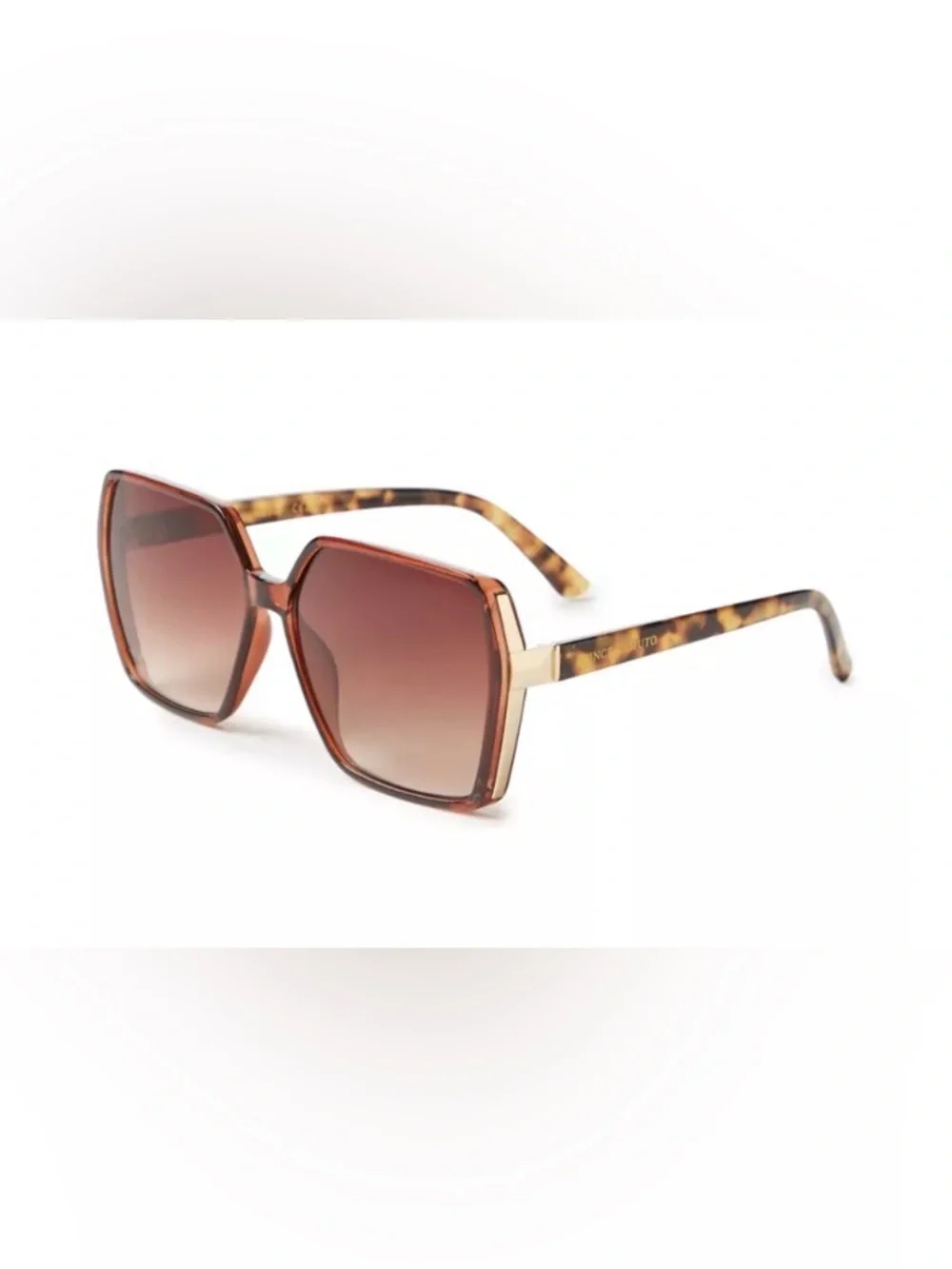 Vince Camuto Tortoise Shell Sunglasses with Brown Gradient Lenses
